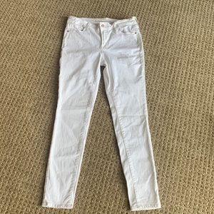 Old Navy Rock Star White jeans size 8